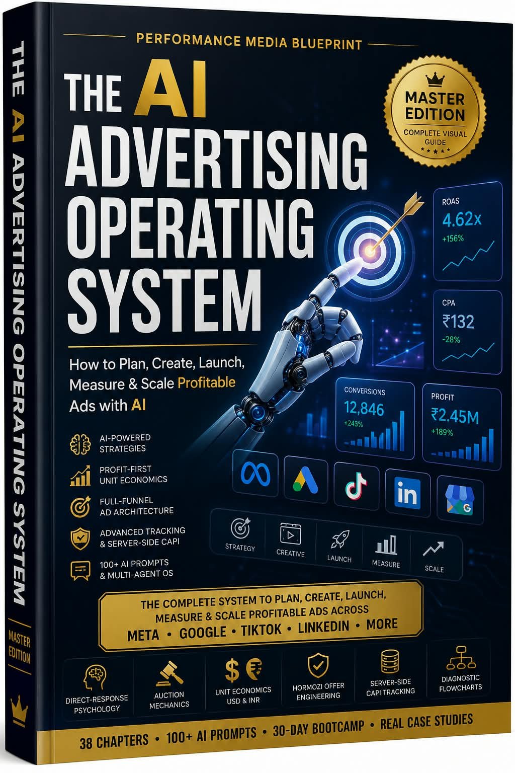The AI Advertising Operating System Book Cover